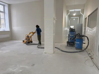 Антистатический наливной пол 800 м² в Санкт-Петербурге